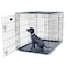 Pet Adobe Pet Adobe Double Door Folding Metal Crate 42-Inch with Divider, Plastic Leak-Proof Tray, Dogs, Large 702524KTP - alternate 2
